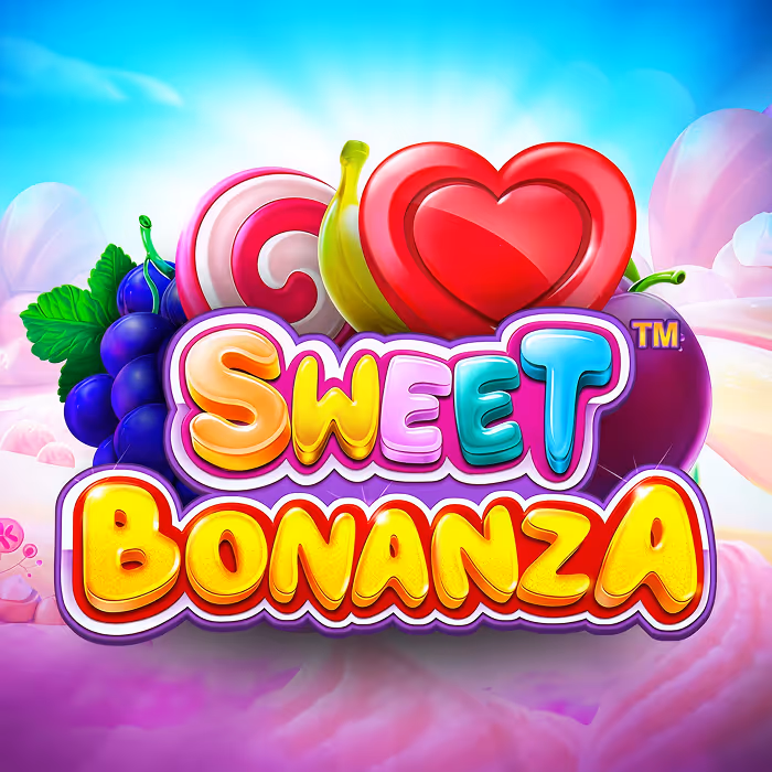 Sweet Bonanza candy reels swirling with multipliers